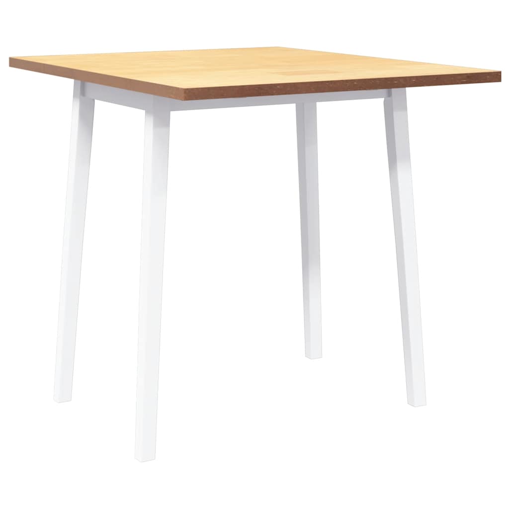 Eettafel Massief Hout Rubber