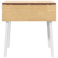Eettafel Massief Hout Rubber