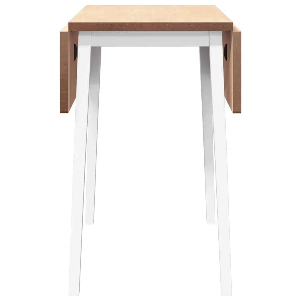Eettafel Massief Hout Rubber