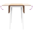 Eettafel Massief Hout Rubber