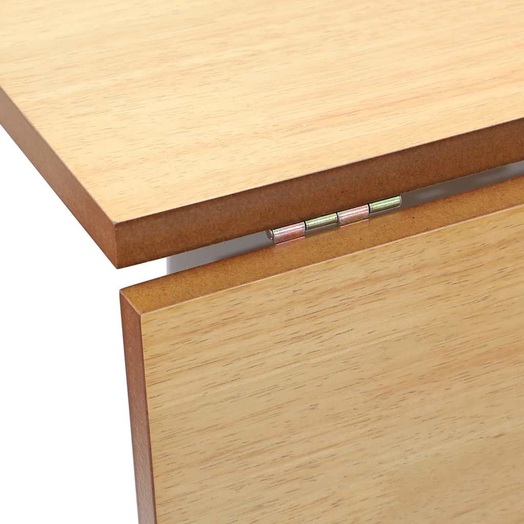 Eettafel Massief Hout Rubber