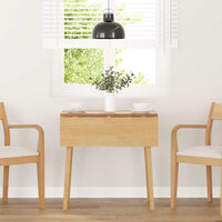 Eettafel Massief Hout Rubber