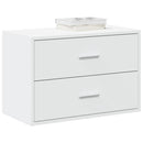 Kasten Met 2 Lades 60X31X40 Cm Bewerkt Hout