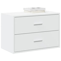 Kasten Met 2 Lades 60X31X40 Cm Bewerkt Hout
