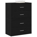 Kasten Met 2 Lades 60X31X40 Cm Bewerkt Hout