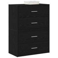 Kasten Met 2 Lades 60X31X40 Cm Bewerkt Hout