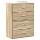 Kasten Met 2 Lades 60X31X40 Cm Bewerkt Hout