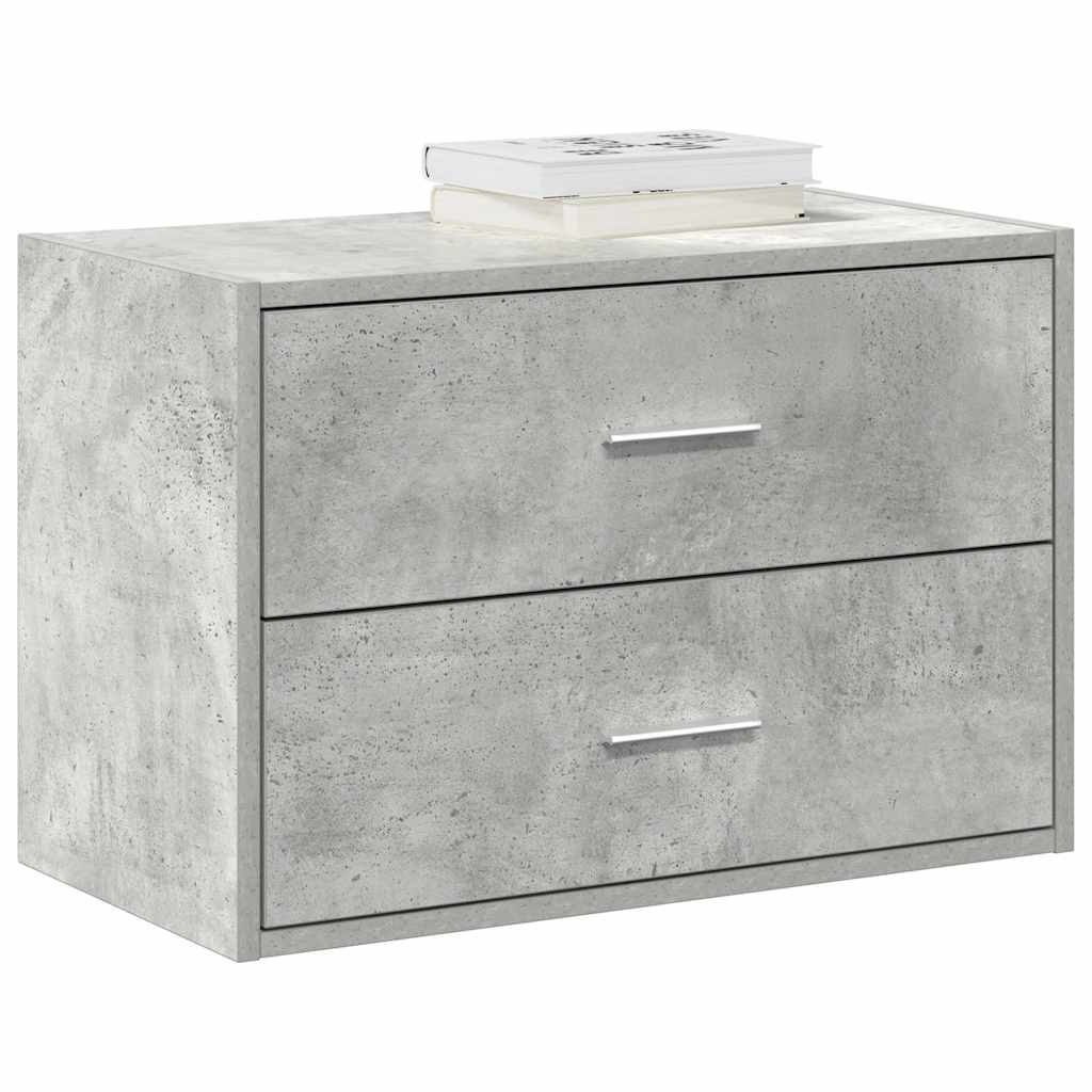 Kasten Met 2 Lades 60X31X40 Cm Bewerkt Hout