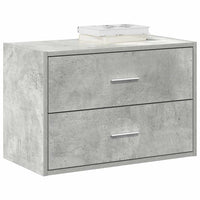 Kasten Met 2 Lades 60X31X40 Cm Bewerkt Hout