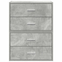 Kasten Met 2 Lades 60X31X40 Cm Bewerkt Hout
