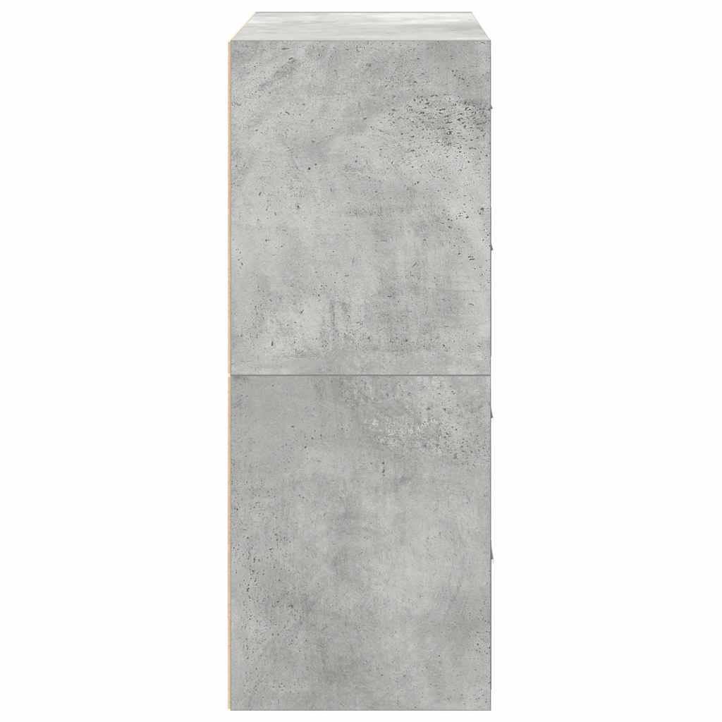 Kasten Met 2 Lades 60X31X40 Cm Bewerkt Hout