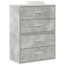 Kasten Met 2 Lades 60X31X40 Cm Bewerkt Hout