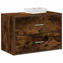 Kasten Met 2 Lades 60X31X40 Cm Bewerkt Hout