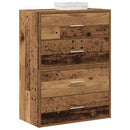 Kasten Met 2 Lades 60X31X40 Cm Bewerkt Hout