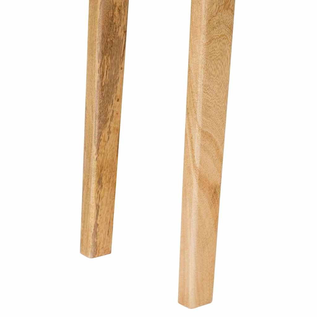 Eettafel Naturel 100 X 35 X 75 Cm Massief Mango Hout