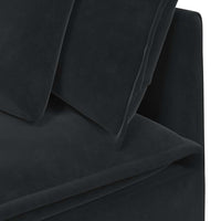 Modulaire Bank Met Voetenbank En Kussens Fluweel