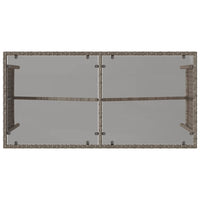 3-Delige Tuinset Met Kussens Poly Rattan