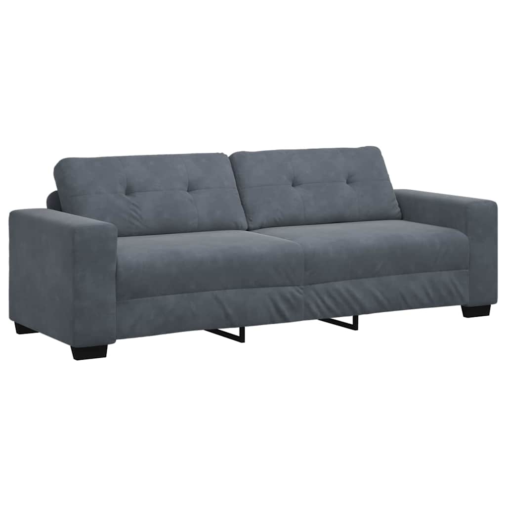 Bankstel 3 Pcs 221 X 80 X 80 Cm Fluweel