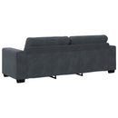 Bankstel 3 Pcs 221 X 80 X 80 Cm Fluweel