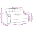 Bankstel 3 Pcs 221 X 80 X 80 Cm Fluweel