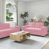 Bankstel 3 Pcs 221 X 80 X 80 Cm Fluweel
