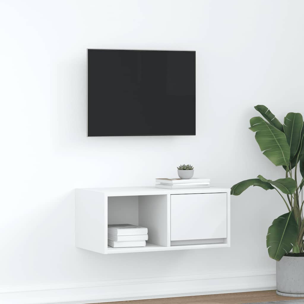 Tv-Kasten 80X31X25,5 Cm Spaanplaat Kleurig