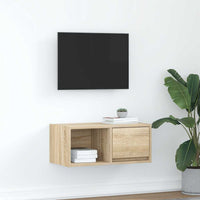 Tv-Kasten 80X31X25,5 Cm Spaanplaat Kleurig