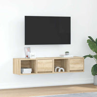 Tv-Kasten 80X31X25,5 Cm Spaanplaat Kleurig