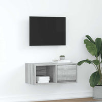 Tv-Kasten 80X31X25,5 Cm Spaanplaat Kleurig