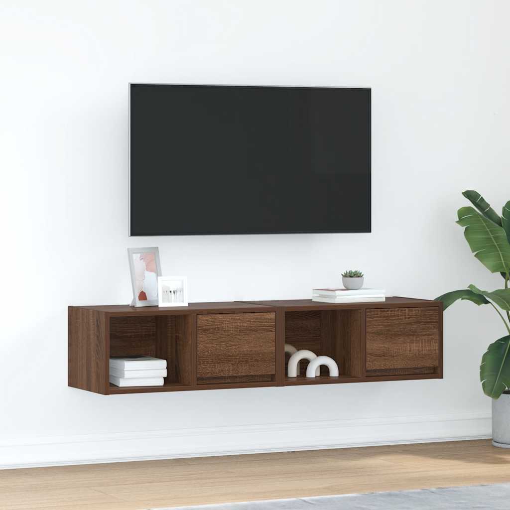 Tv-Kasten 80X31X25,5 Cm Spaanplaat Kleurig
