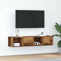 Tv-Kasten 80X31X25,5 Cm Spaanplaat Kleurig