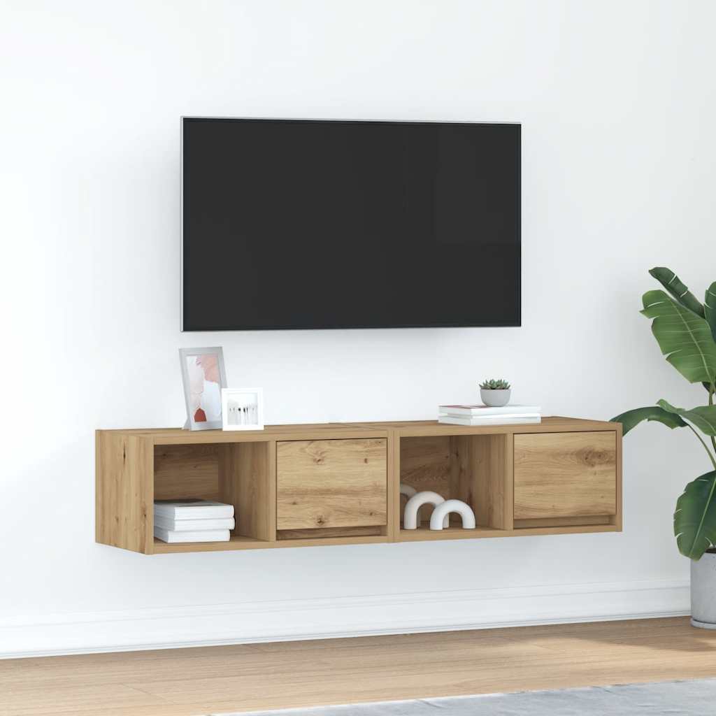 Tv-Kasten 80X31X25,5 Cm Spaanplaat Kleurig