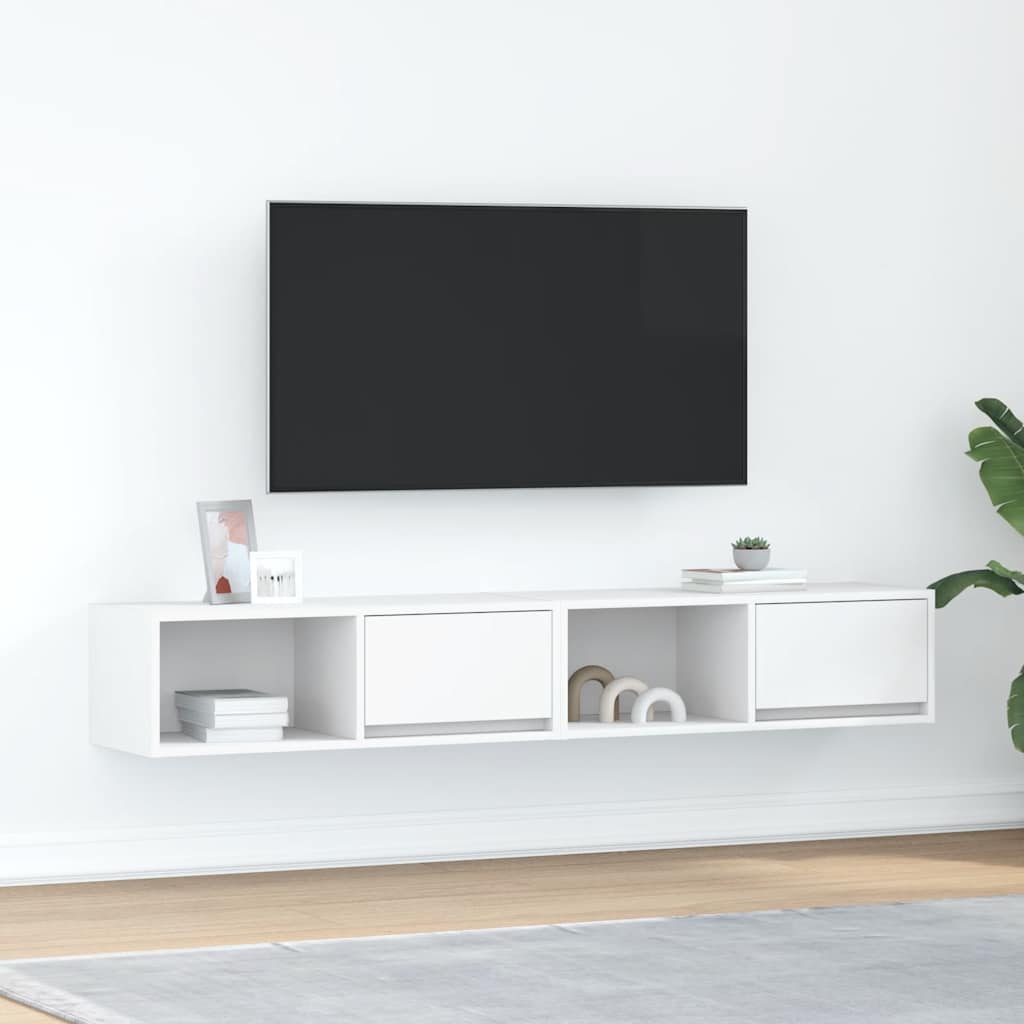 Tv-Kasten 80X31X25,5 Cm Spaanplaat Kleurig