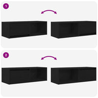 Tv-Kasten 80X31X25,5 Cm Spaanplaat Kleurig