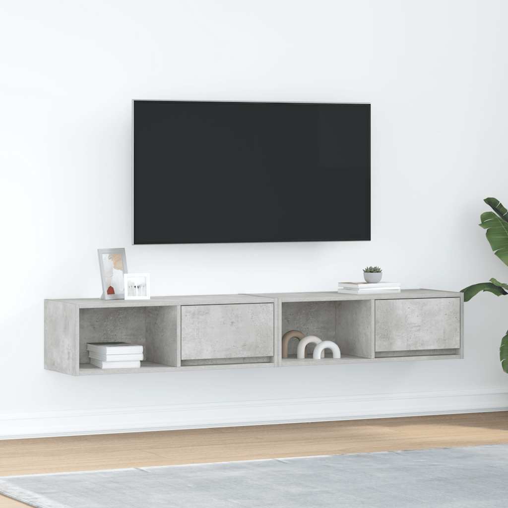 Tv-Kasten 80X31X25,5 Cm Spaanplaat Kleurig