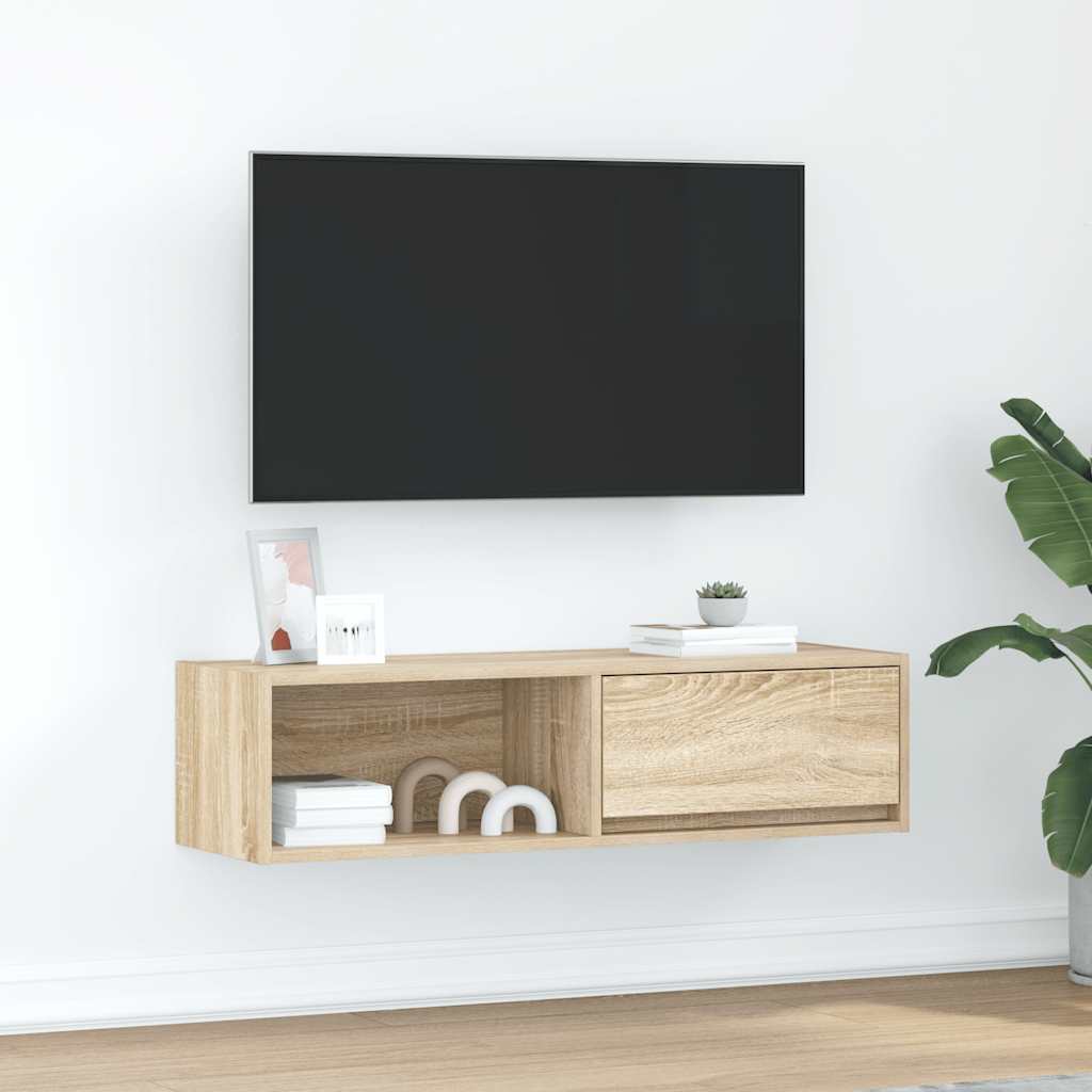 Tv-Kasten 80X31X25,5 Cm Spaanplaat Kleurig