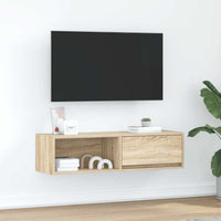 Tv-Kasten 80X31X25,5 Cm Spaanplaat Kleurig