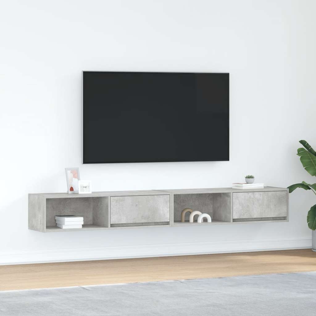 Tv-Kasten 80X31X25,5 Cm Spaanplaat Kleurig