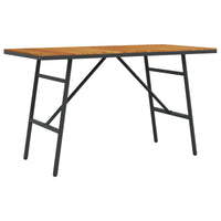 Eettafel Bruin 110 X 55 X 61,5 Cm Massief Acaciahout