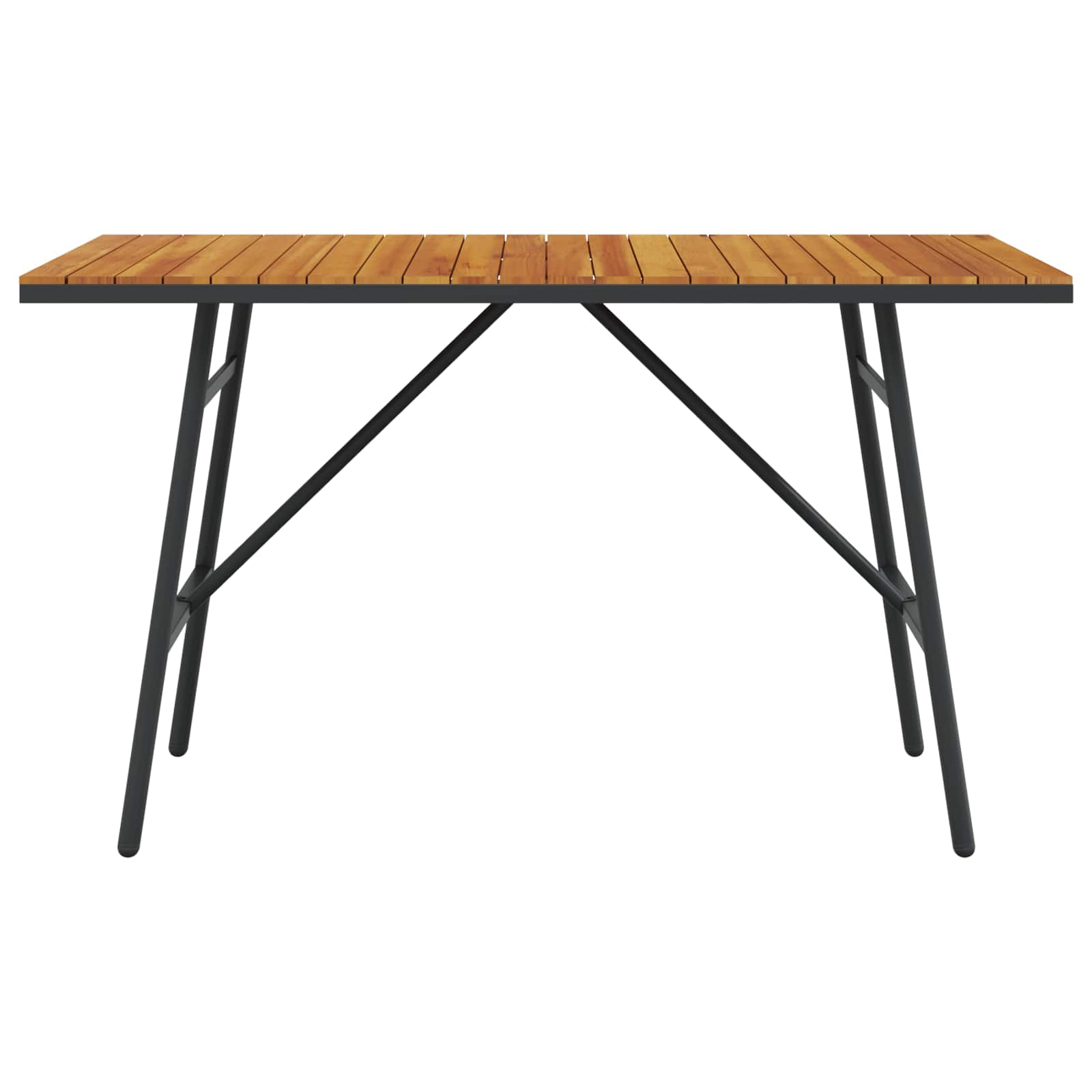 Eettafel Bruin 110 X 55 X 61,5 Cm Massief Acaciahout
