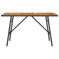 Eettafel Bruin 110 X 55 X 61,5 Cm Massief Acaciahout