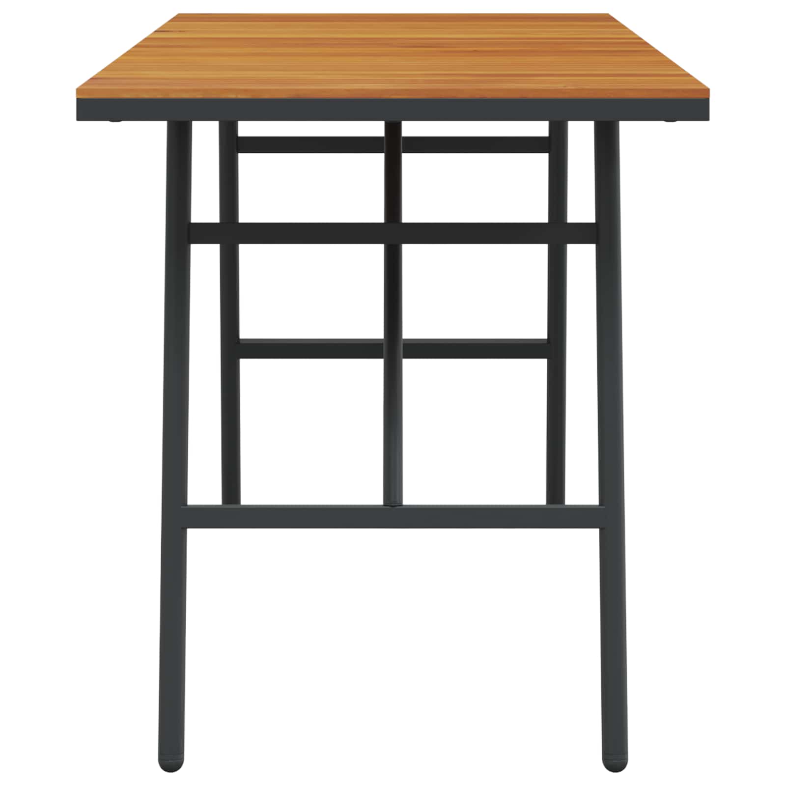 Eettafel Bruin 110 X 55 X 61,5 Cm Massief Acaciahout