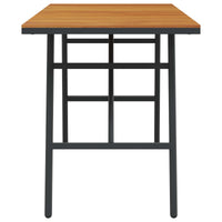 Eettafel Bruin 110 X 55 X 61,5 Cm Massief Acaciahout