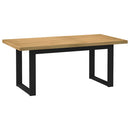 Eettafel Noain E Poten 180X90X75 Cm Massief Grenenhout Naturel