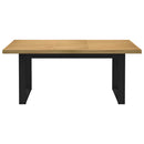 Eettafel Noain E Poten 180X90X75 Cm Massief Grenenhout Naturel