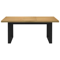 Eettafel Noain E Poten 180X90X75 Cm Massief Grenenhout Naturel