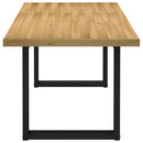 Eettafel Noain E Poten 180X90X75 Cm Massief Grenenhout Naturel