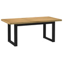 Eettafel Noain E Poten 180X90X75 Cm Massief Grenenhout Naturel