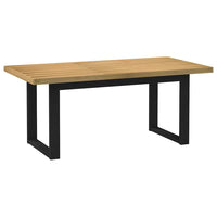 Eettafel Noain E Poten 180X90X75 Cm Massief Grenenhout Naturel