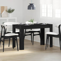 Eettafel 120X60X76 Cm Bewerkt Hout Kleurig